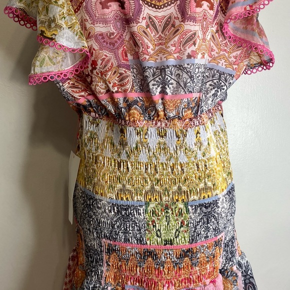 Boho Millie Dress Never Fully
Dressed Multicolor V-Neck Bohemian Dress - Picture 10 of 14